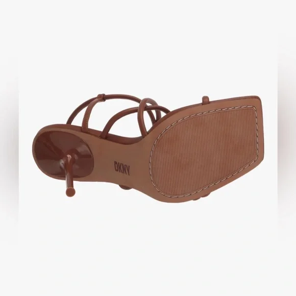 DKNY Strappy High Heel Sandals – Dk Cognac
Size 6 | New with Box - Picture 5 of 9